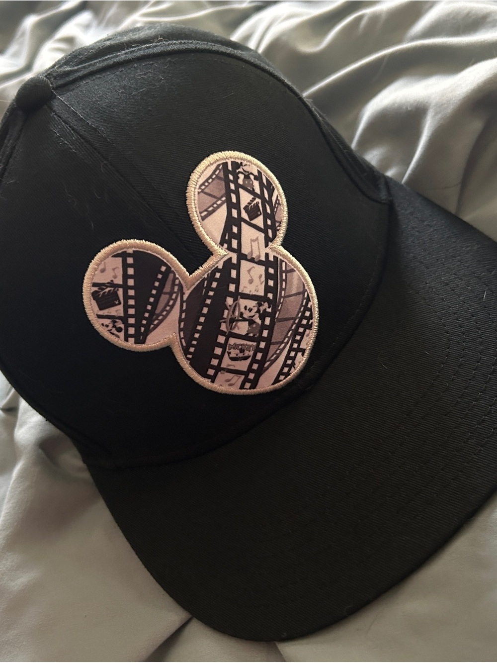 Disney Baseball Cap with Film-Strip Mickey Patch